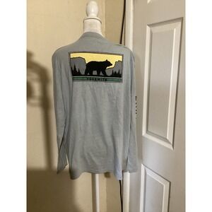 The North Face Yosemite Bear Long Sleeve T-Shirt Gray Womens Large